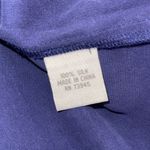 New Nexx York Womens Split V Neck Hi Low Silk Blouse Top Navy Patrion XS NWT Blue Photo 5