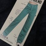 NWT Star Of New Generation high rise carpenter 90s boyfriend style Junior Cargo Green Size 28 Photo 1