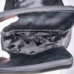 wilson's leather  • Genuine Leather Vintage Black Small Bagpack Multiple Pockets Photo 4