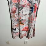 Fresh Produce  TShirt Dress Women M White Plant Print Coastal Beach Made in USA Photo 6