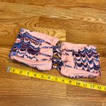 H&M Xhilaration Women’s Large 14 Purple Black Strapless Bikini Top Swimsuit Photo 3