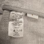 Loft  Cropped Linen Jacket Size S Gray Photo 3