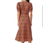 Love, Whit by Whitney Port Dotted Puffed Sleeve Dress Size XS NEW Brown Photo 2