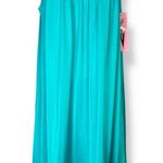 Vintage Nightgown Deadstock Shadowline Sleepwear Nylon Women Size Small Aqua NWT Blue Photo 0