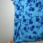 J.Jill blue floral tunic women's xl Pima cotton boho comfy casual everyday Photo 2