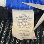 Vintage BFA Classics Metallic Shimmery Silver & Black Turtle Neck Sweater Size M Size M Photo 3