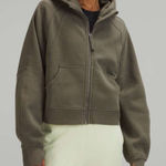 Lululemon Scuba Oversized Full Zip Hoodie Size XS/S - Army Green Photo 0