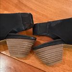 Paul Green  Women’s Trisha Slingback Peep Toe Sandals Heels Black Suede Size 10 Photo 9