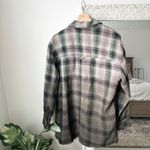 Free People  Anneli Plaid Oversized Shirt Jacket Photo 5