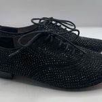 Vince Camuto VC Signature By  Shoes Womens 6M bling lace Oxford black Photo 2