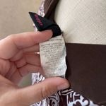 Wrapper Y2k  brown white paisley print form fitting dress cute retro small Photo 6