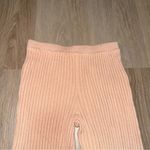 Naked Wardrobe  Pink Ribbed Flare Pants - Size Small Photo 1