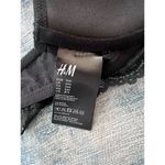 H&M NWT! Black Floral Lace Underwire Bra 34A Photo 2