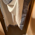 Anthropologie Postmark Striped Henley 3/4 Sleeve Side Slit Tunic Dress Photo 4