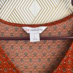 Liz Claiborne Orange Relaxed Blouse Photo 3