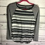 Athleta Shanti Striped Long Sleeved Athletic Top Photo 0