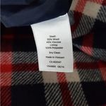 Talbots NWT Boho Red Navy Plaid Wool Mini Skirt Sz 14W Photo 9