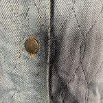 JACHS Girlfriend NEW YORK Quilted Denim Jacket Blue Size‎ XL Snap Front Casual Photo 6