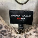 Banana Republic Mad Men Trench Coat Leopard Print Double Breasted Photo 1