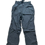 Joe B  by Joseph Benbasset Black Flowy Paper Bag Pull On Pants Women’s Size Small Photo 0