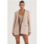 House Of CB  Marta Oversized Single Breasted Blazer Structured Boyfriend‎ NWOT XL Photo 12