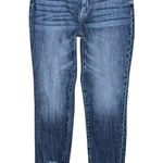 KanCan USA Buckle KanCan Signature Mom Jeans Sz 26 Ultra High Rise Distressed Rigid Denim Photo 2