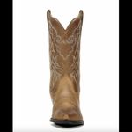 Ariat Women's Heritage Western J Toe Distressed Brown Leather Boot - EUC Photo 3