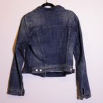 Pilcro And The Letterpress Anthropologie Cotton Stretch Denim Jean Jacket Large Photo 3