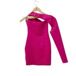 superdown Adley Hot Pink One Shoulder Sequin Mini Dress Size XS Party Clubwear Photo 9