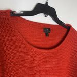 Worthington Red Sweater wave short sleeves LARGE Dolman  sleeve knit Photo 3