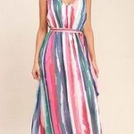 Jack by BB Dakota  Joyner White Print Maxi Dress NWT Size Medium Photo 0