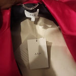 ALC Frank A.L.C DAVIN II TAILORED SATIN DISCO PINK JACKET SIZE 2 Photo 5