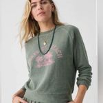 Faherty Beach Fleece Crew in Sea Spray Photo 0