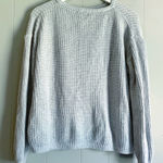 Brandy Melville  Gray Wide Neck Sweater One Size Photo 0