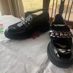 Vince Camuto Black Platform Loafers Photo 3