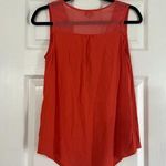 Women's Orange Pixley Zip Zipper Tank Top Size Medium Photo 6