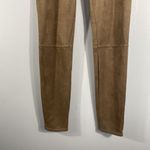 Max Studio Women Small Faux Suede Stretch Pull On Jeggings Pants Camel Vicuna Photo 2