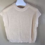 Nordstrom  Women's XS Relaxed Fit‎ Yellow Knitted Sweater Vest Casual Fall Wear Photo 0
