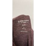 Torrid  Dress Womens 3X Marled Mauve Super Soft Plush Henley Empire Waist 3/4 Photo 2