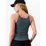 Athleta  M Signature Rib Thin Strap Tank Eden Green Medium Photo 3