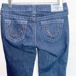 True Religion Dark Wash Jewel Pocket Bootcut Jeans Photo 6