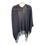 Wooden Ships by Paola Buendia Cotton Tatum Serape Wrap | Storm Blue | S/M Photo 3