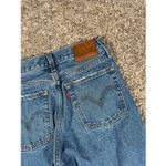 Levi's levi’s premium denim wedgie straight button fly distressed ripped jean womens 25 Photo 10