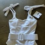 Beach Riot  Sydney Belted One-Piece Swimsuit, White, Small, BRAND NEW, $168 Photo 13