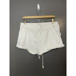 Almost Famous  Shorts Womens Large White Drawstring Elastic Waist Flap Pockets Photo 3