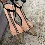 Dressy clear vinyl/sequin pumps🌟🌟🌟 Black Size 7 Photo 9