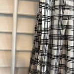New York & Company Eva Mendes Black And White Plaid‎ Midi Skirt Size 14 Photo 2