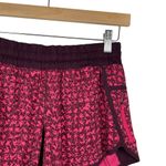 Lululemon Tracker Short III Mountain Peaks Bon Bon Bordeaux Drama Red/Pink 6 Photo 6