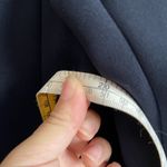 Kasper Rare Vintage  For ASL Navy Blazer w/ Removable Sequin Beaded Neck Sz 10 Photo 10