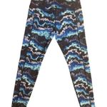 CVG Constantly varied gear women's XL storm leggings crop blue pockets gym worko Photo 2